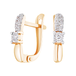 Серьги бр 3227489/9 (Au585)
