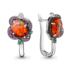 Серьги шт 4498487ВГ (Ag925)