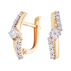 Серьги бр 3226470/9 (Au585)
