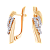 Серьги бр 3225551/9 (Au585)
